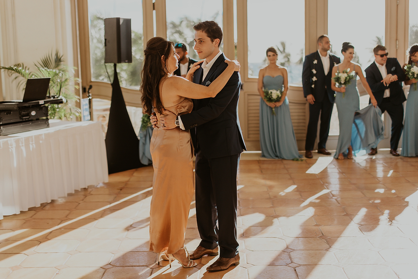 Mother son dance at Reception
